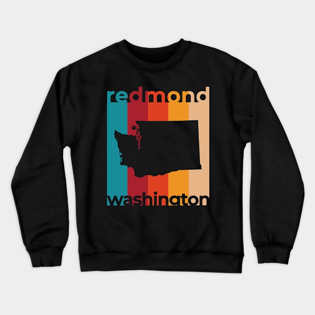 Redmond Washington Retro Crewneck Sweatshirt by easytees